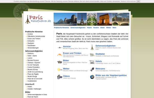 Vorschau von www.parisreisefuehrer.de, ParisReiseführer.de