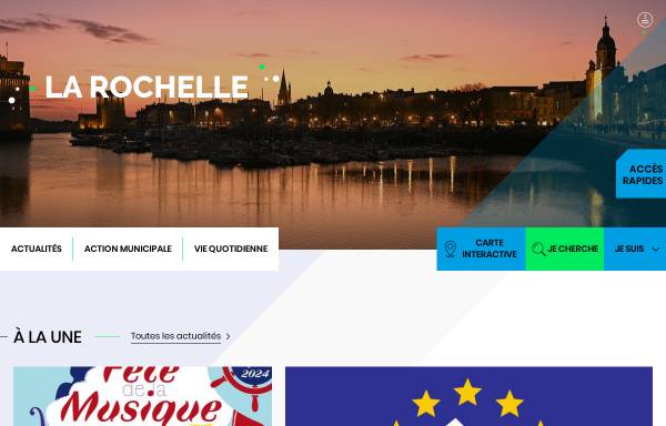 Vorschau von www.larochelle.fr, La Rochelle