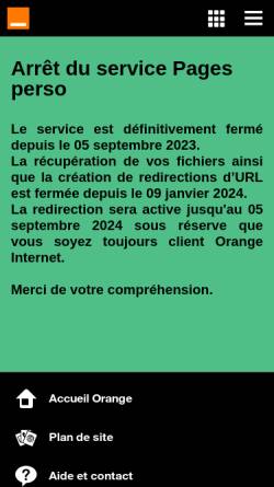 Vorschau der mobilen Webseite pagesperso-orange.fr, Cabinet Fütterer SARL