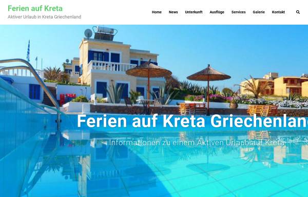 Vorschau von www.ferien-auf-kreta-griechenland.de, Ferien auf Kreta