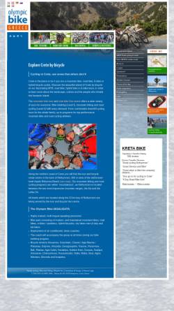 Vorschau der mobilen Webseite olympicbike.com, Olympic Bike, Rethymnon