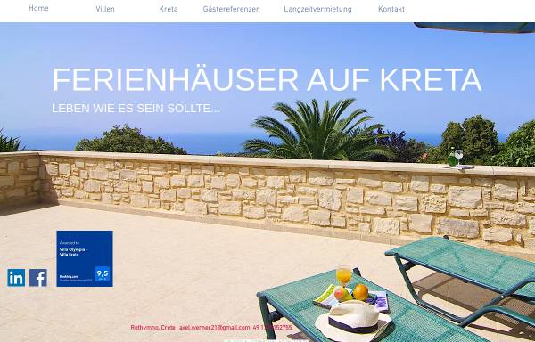 Vorschau von www.ferienhausaufkreta.com, Ferienhaus auf Kreta