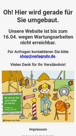 Vorschau der mobilen Webseite www.verlagruhr.de, Verlag an der Ruhr GmbH