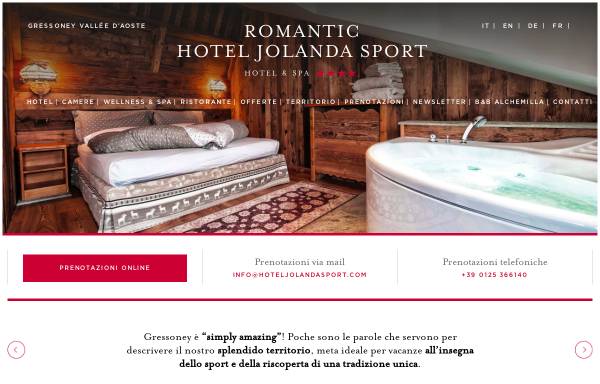 Vorschau von hoteljolandasport.com, Romantik Hotel Jolanda Sport