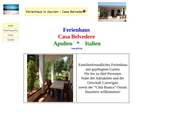 Vorschau von ferienhaus-apulien.net, Ferienhaus-Apulien.net