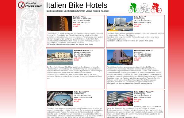 Vorschau von bikehotel.informa-hotel.com, Italien Bike Hotels
