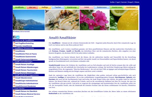 Vorschau von www.amalfi-reisen.de, Amalfi Reisen