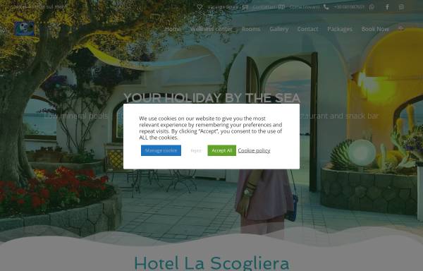 Vorschau von www.hotellascogliera.it, Hotel La Scogliera