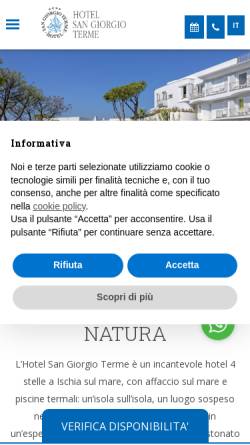 Vorschau der mobilen Webseite www.hotelsangiorgio.com, Hotel San Giorgio Terme
