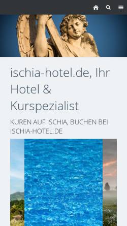 Vorschau der mobilen Webseite ischia-hotel.de, Ischia-Hotel.de