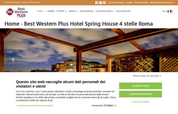 Vorschau von www.hotelspringhouse.com, Best Western Hotel Spring House