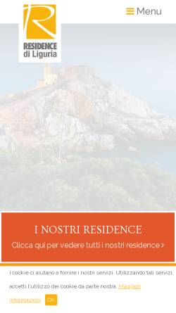 Vorschau der mobilen Webseite www.residenceliguria.com, Residence di Liguria