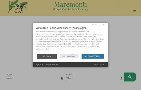 Vorschau von www.maremonti.de, Mare Monti