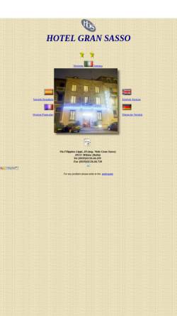 Vorschau der mobilen Webseite web.tiscali.it, Hotel Gran Sasso
