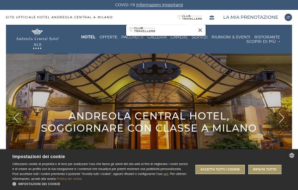 Vorschau von www.andreolahotel.it, Andreola Central Hotel