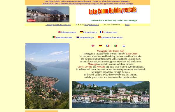 Lake Como holiday rentals