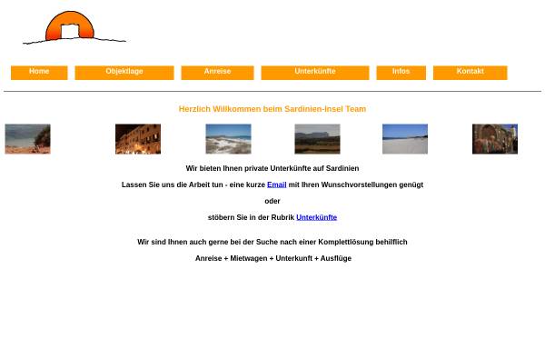 Vorschau von www.isola-sardegna.de, Ferienhäuser und -wohnungen auf Sardinien