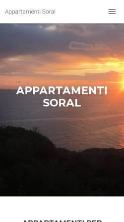 Vorschau der mobilen Webseite www.soral.it, Ferienwohnungen Soral