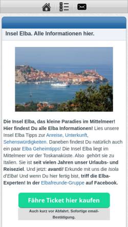 Vorschau der mobilen Webseite elbafreunde.de, Die Elbafreunde