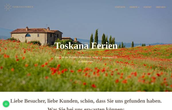 Vorschau von www.tuscany-toskana.com, Toskana Incoming Services - Luciana Donadeo