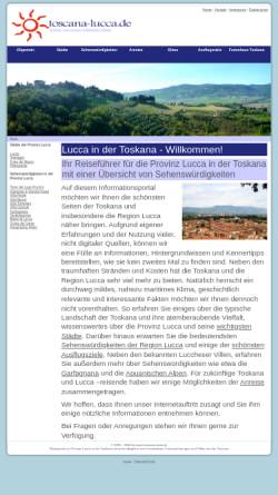 Vorschau der mobilen Webseite www.toscana-lucca.de, Toscana-Lucca.de