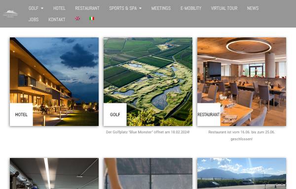 Vorschau von www.golfandcountry.it, Golf & Country Südtirol