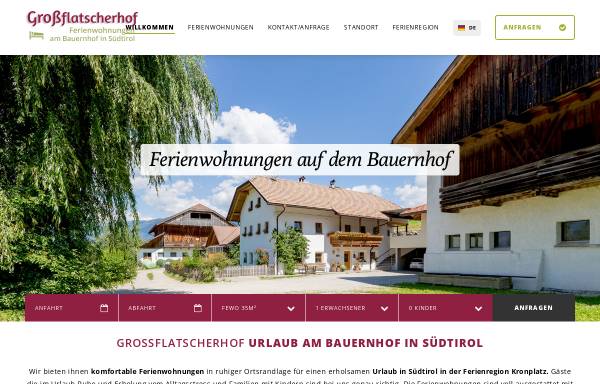 Vorschau von www.app-gasteiger.it, Großflatscherhof