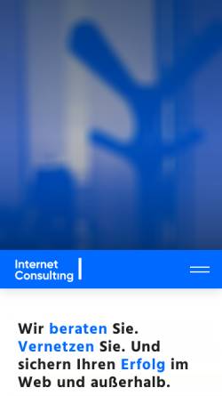 Vorschau der mobilen Webseite www.internet-consulting.it, Internet Consulting GmbH