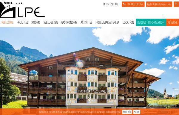 Vorschau von www.hotelalpe.com, Hotel Alpe