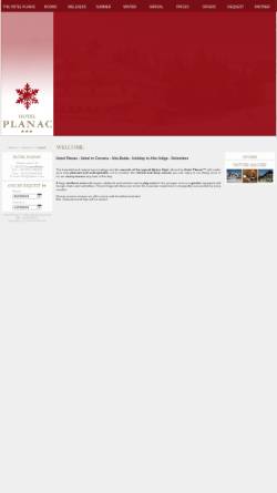Vorschau der mobilen Webseite www.planac.com, Parkhotel Planac