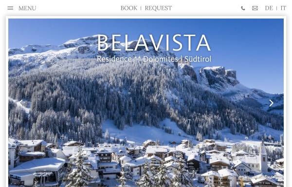 Vorschau von www.belavista.it, Residence Belavista