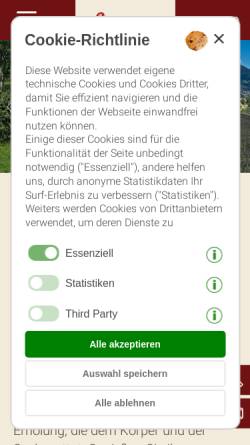 Vorschau der mobilen Webseite www.schlechtnhof.com, Schlechnthof