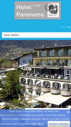 Vorschau der mobilen Webseite www.panorama-tirol.com, Hotel Restaurant Panorama