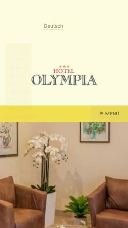 Vorschau der mobilen Webseite www.hotel-olympia.it, Hotel Olympia