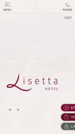 Vorschau der mobilen Webseite www.hotel-lisetta.it, Hotel Lisetta