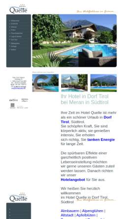 Vorschau der mobilen Webseite www.hotelquelle.info, Hotel Quelle