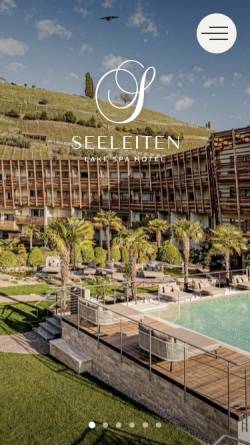 Vorschau der mobilen Webseite www.seeleiten.it, Hotel Seeleiten