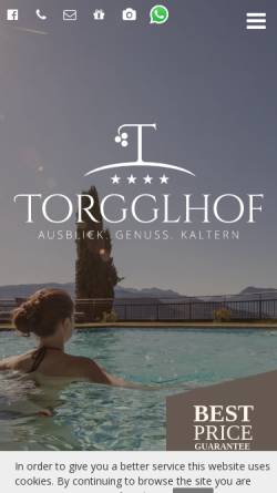 Vorschau der mobilen Webseite www.torgglhof.it, Garni Torgglhof