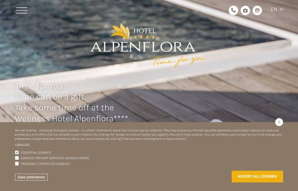 Vorschau von www.alpenflora.com, Hotel Alpenflora