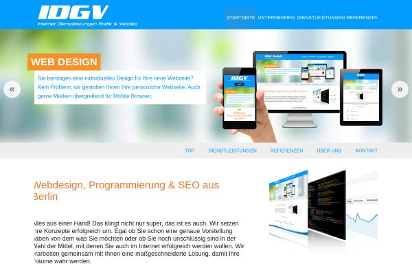 Vorschau von www.idgv.info, IDGV GmbH
