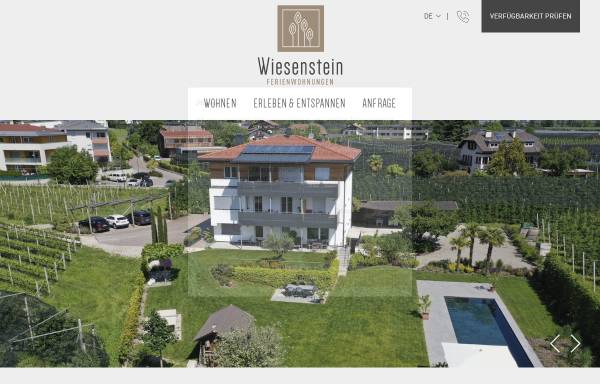 Vorschau von www.wiesenstein.it, Haus Wiesenstein