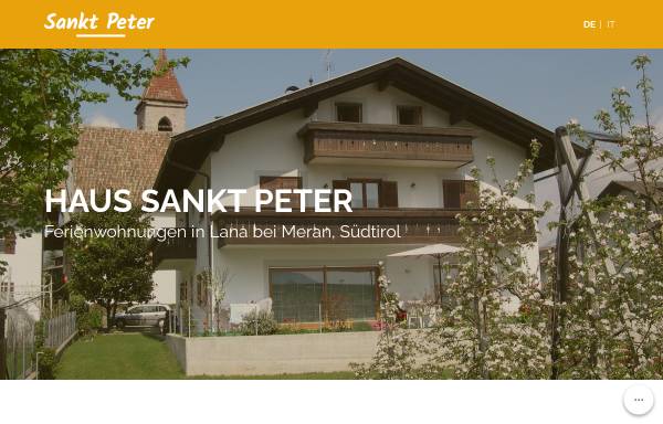Vorschau von www.sankt-peter.it, Haus Sankt Peter