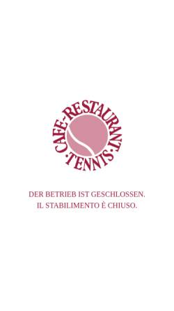 Vorschau der mobilen Webseite www.gasthof-tennis.com, Gasthof Tennis