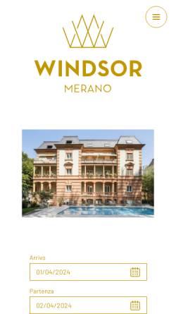 Vorschau der mobilen Webseite www.windsorhotel.it, Hotel Windsor