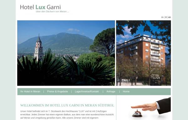 Vorschau von www.hotel-lux.it, Hotel Garni Lux