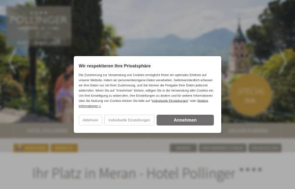 Vorschau von www.pollinger.it, Hotel Pollinger