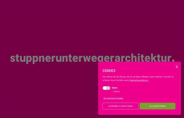 Vorschau von www.stuppner-unterweger.it, Architektur Stuppner - Unterweger