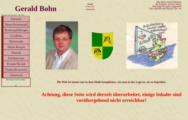 Vorschau von www.geraldbohn.de, Bohn, Gerald