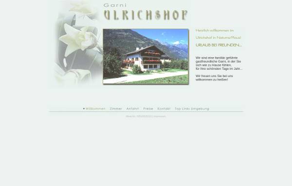 Vorschau von www.ulrichshof.it, Garni Ulrichshof