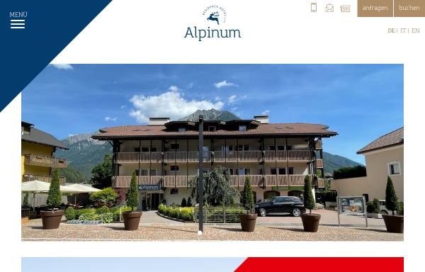 Vorschau von www.alpinum.com, Residence Hotel Alpinum